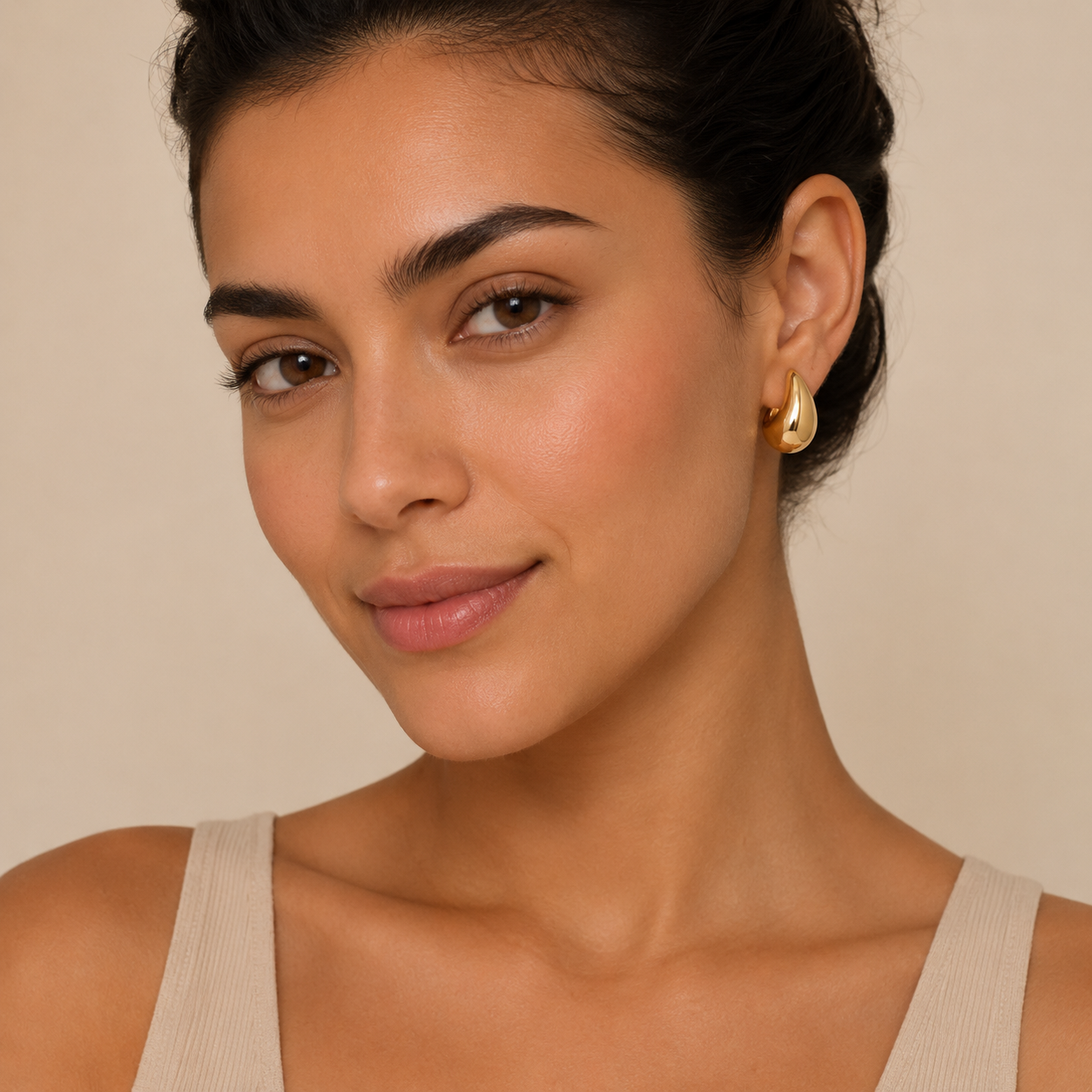 Women's Earrings Golden Aura
